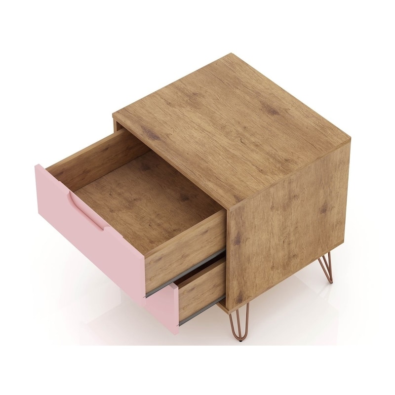 Bandene Mid Century Modern Dresser and Nightstand Set