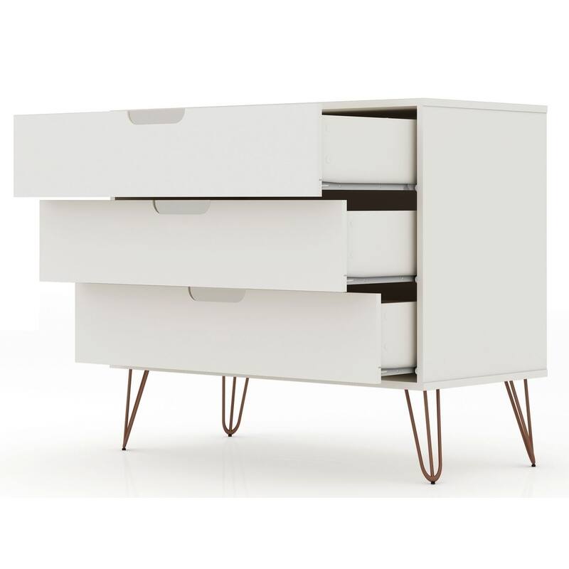 Bandene Mid Century Modern Dresser and Nightstand Set