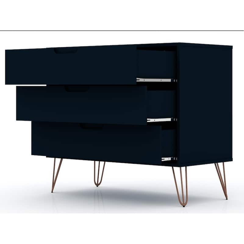 Bandene Mid Century Modern Dresser and Nightstand Set