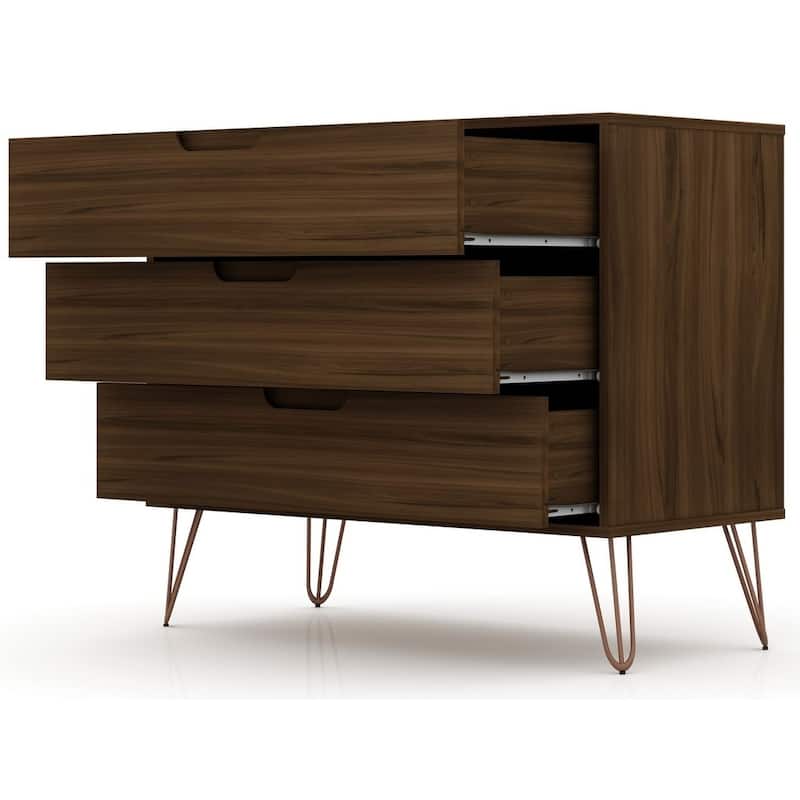 Bandene Mid Century Modern Dresser and Nightstand Set