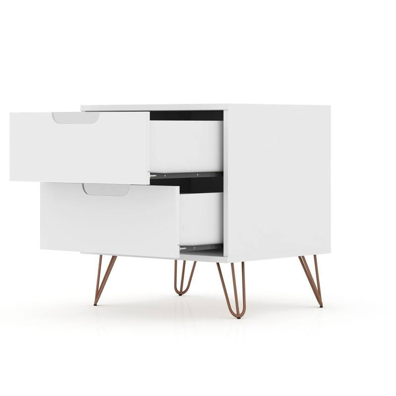 Bandene Mid Century Modern Dresser and Nightstand Set