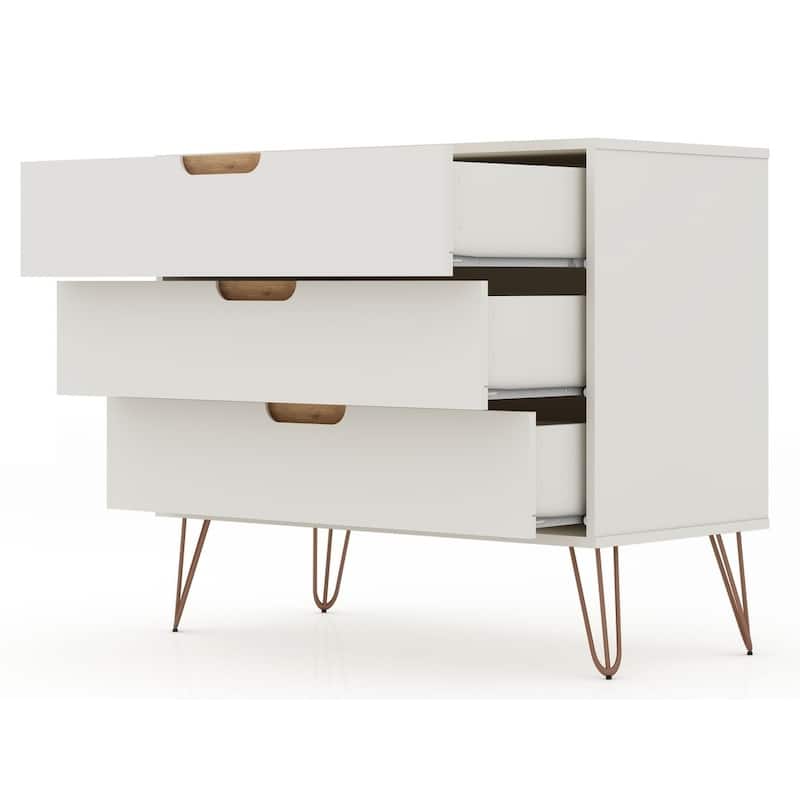 Bandene Mid Century Modern Dresser and Nightstand Set