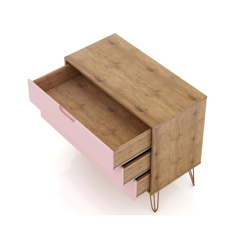 Bandene Mid Century Modern Dresser and Nightstand Set