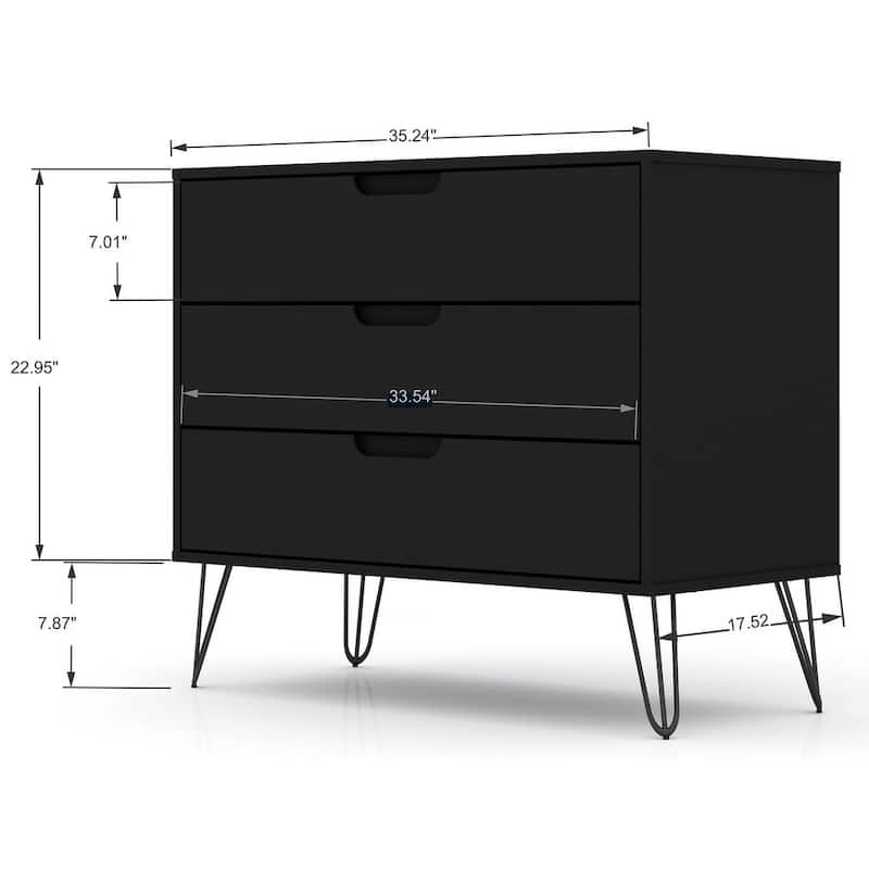 Bandene Mid Century Modern Dresser and Nightstand Set