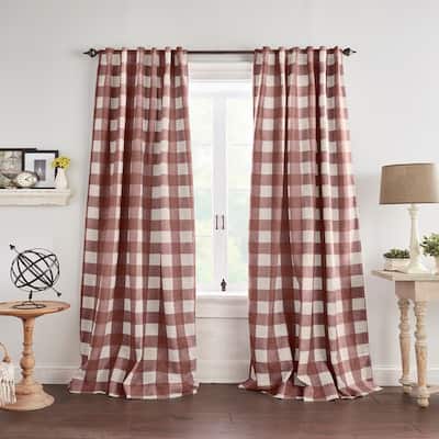 Buy Red Rustic Curtains Drapes Online At Overstock Our Best