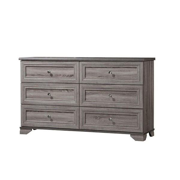 South Lake 6 Drawer Double Dresser Weathered Oak Ships To 6 Drawer Double Dresser Weathered Oak