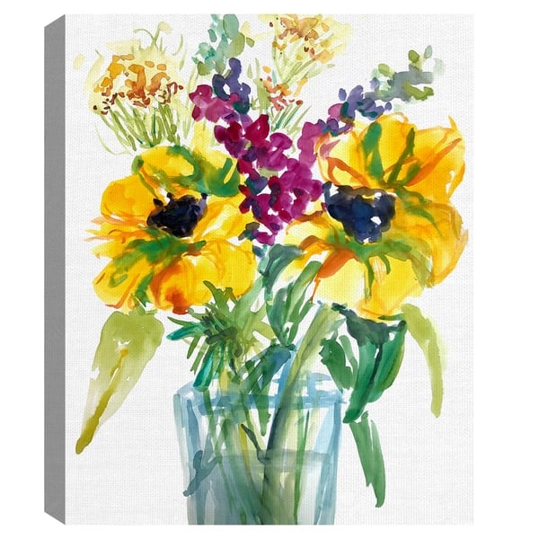 Shop Masterpiece Art Gallery Sunflower Color Vase By Street Studio
