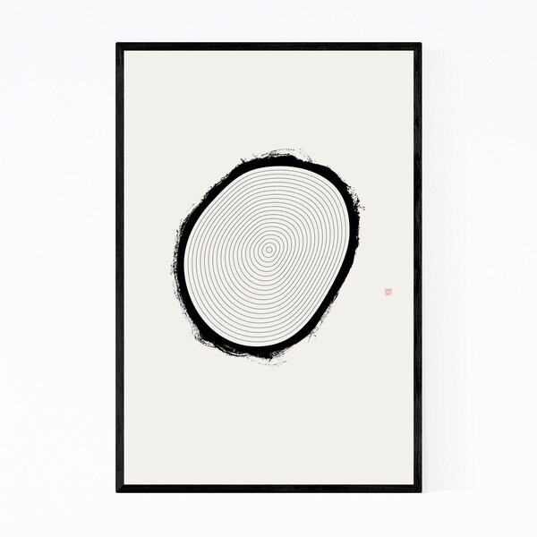 Noir Gallery Abstract Minimal Illustration Framed Art Print