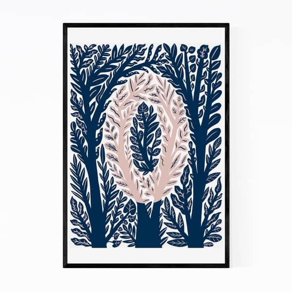 Noir Gallery Alphabet Letter O Monogram Framed Art Print