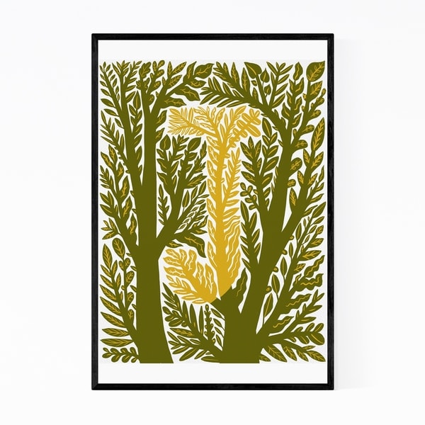 Noir Gallery Alphabet Letter J Monogram Framed Art Print