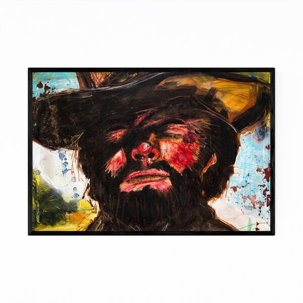 Noir Gallery Clint Eastwood Movie Portrait Framed Art Print