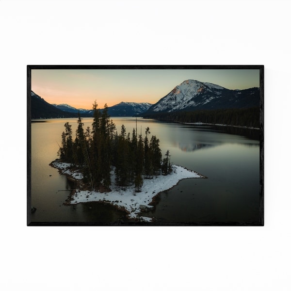 Noir Gallery Lake Wenatchee Washington Photo Framed Art Print