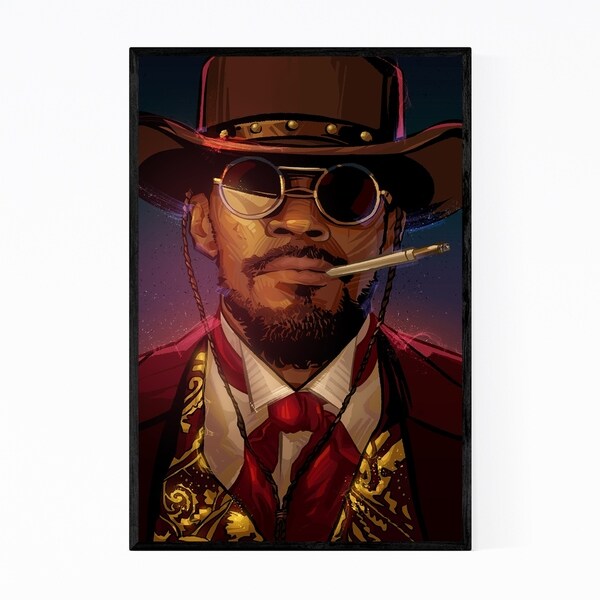 Noir Gallery Django Unchained Jamie Foxx Framed Art Print