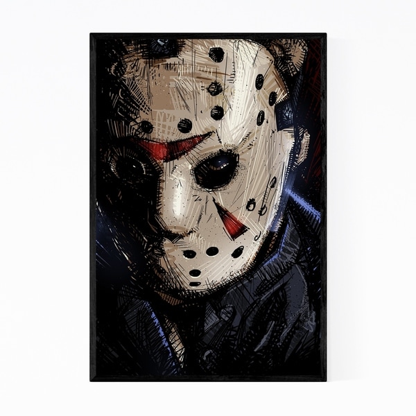 Noir Gallery Jason Friday the 13th Framed Art Print