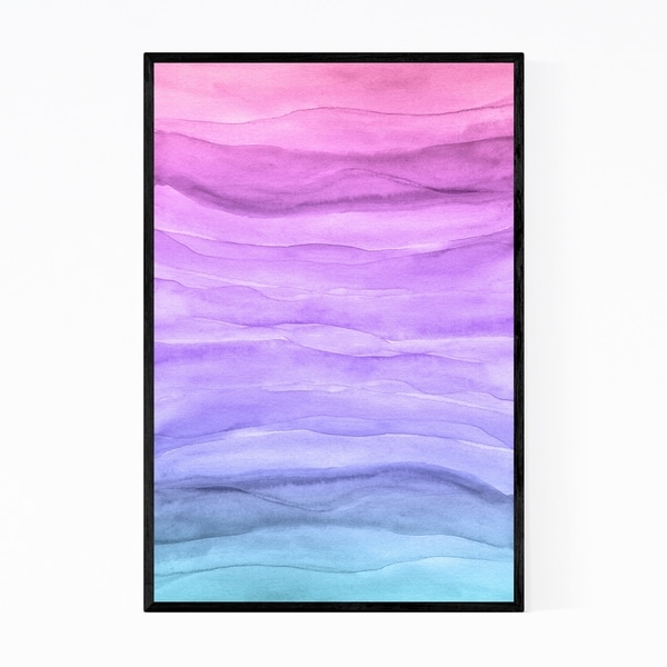 Noir Gallery Abstract Watercolor Painting Framed Art Print