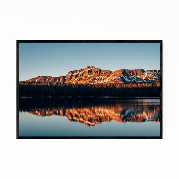 Noir Gallery Mirror Lake Uinta Mountains Utah Framed Art Print