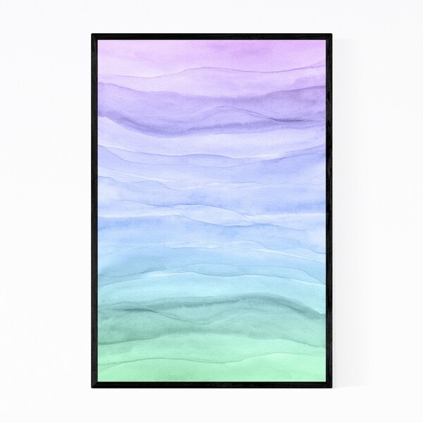 Noir Gallery Abstract Watercolor Painting Framed Art Print