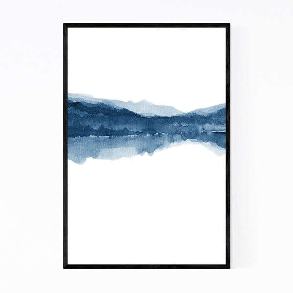 Noir Gallery Watercolor Abstract Shapes Minimal Framed Art Print