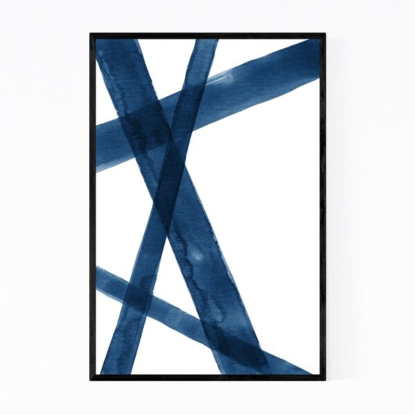 Noir Gallery Watercolor Abstract Shapes Minimal Framed Art Print