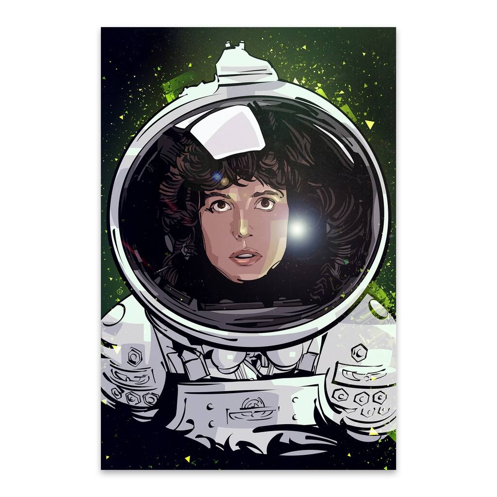 Noir Gallery Ellen Ripley Alien Metal Wall Art Print