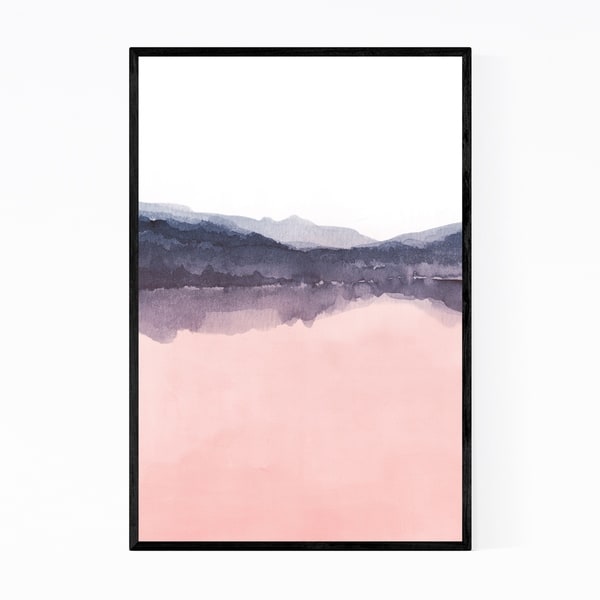 Noir Gallery Watercolor Abstract Shapes Minimal Framed Art Print