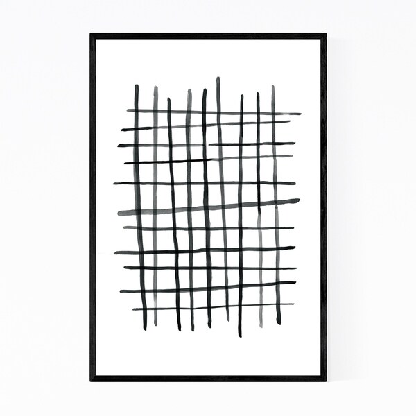 Noir Gallery Watercolor Abstract Shapes Minimal Framed Art Print