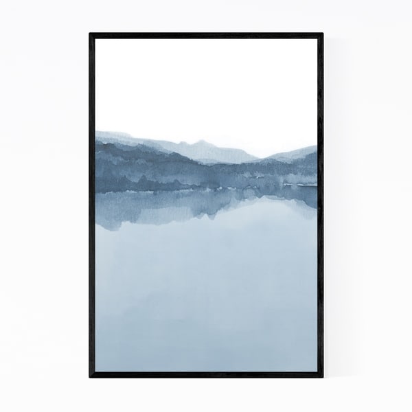 Noir Gallery Watercolor Abstract Shapes Minimal Framed Art Print