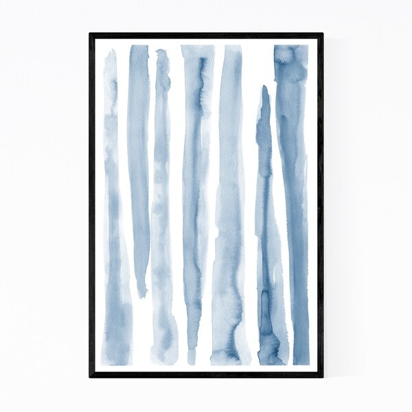 Noir Gallery Watercolor Abstract Shapes Minimal Framed Art Print