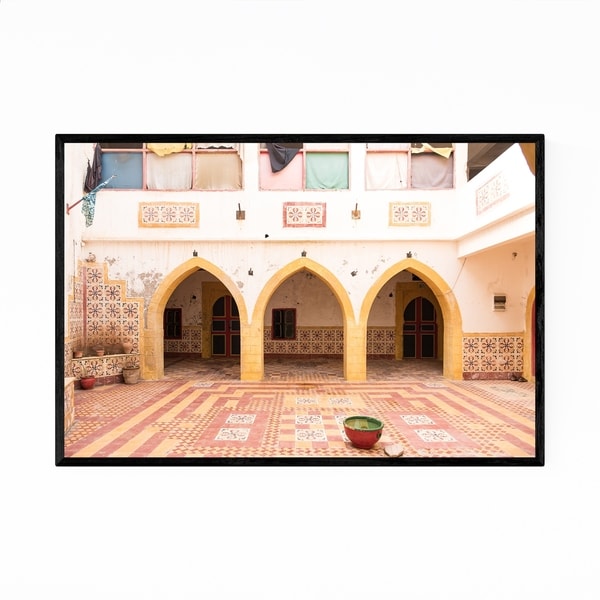 Noir Gallery Morocco Architecture Arches Framed Art Print