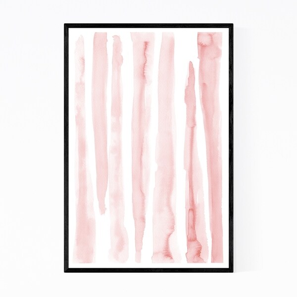 Noir Gallery Watercolor Abstract Shapes Minimal Framed Art Print