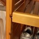John Louis Home 16-inch Deep Honey Maple Solid Wood Shelf Organizer - Thumbnail 13