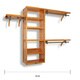 John Louis Home 16-inch Deep Honey Maple Solid Wood Shelf Organizer - Thumbnail 16