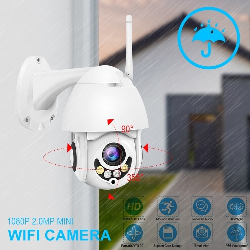 1080P WiFi Camera Wireless Security IP 