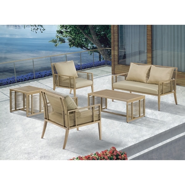 Madison Park Vale Natural Patio End Table