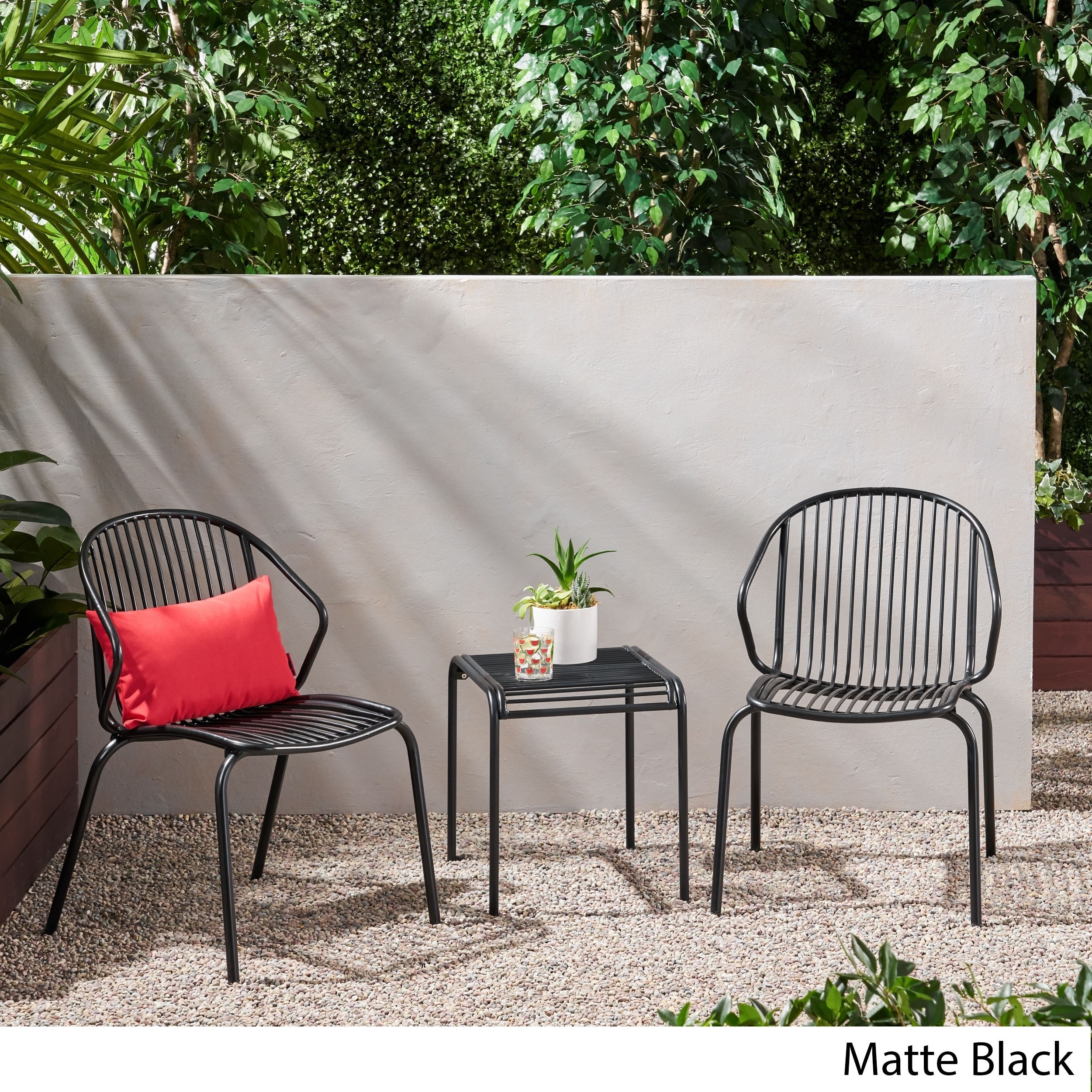 Boston Outdoor Modern 2 Seater Chat Set By Christopher Knight Home Boston Outdoor Modern 2 Seater Chat Set By Christopher Knight Home