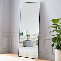 Modern Full Length/Floor Mirror Freestanding In Living/Sitting Room - N/A