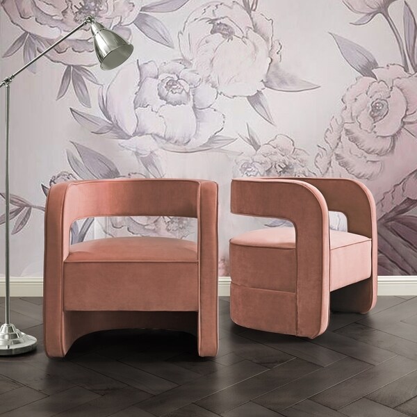 Carmelo Accent chair with Open Back