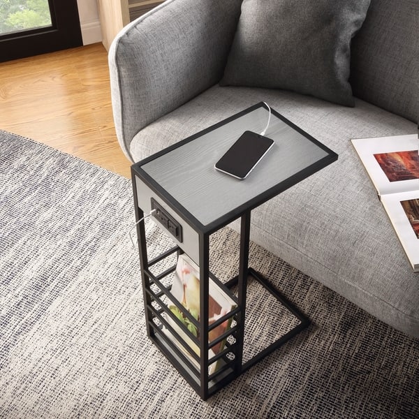 Carbon Loft Abidin C Table With Usb Ports Outlets And Carbon Loft Abidin C Table With Usb Ports Outlets And