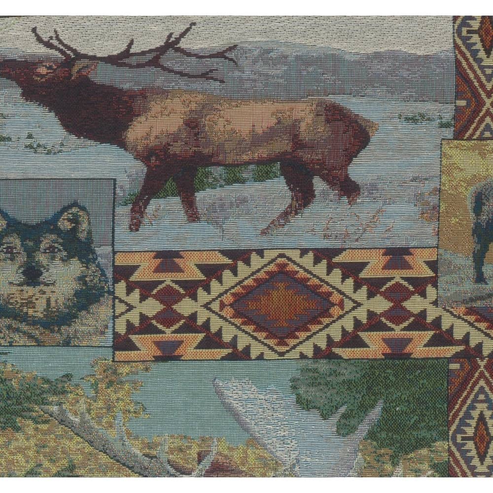 Blazing Needles 18-inch Tapestry Throw Pillows (Set of 4)