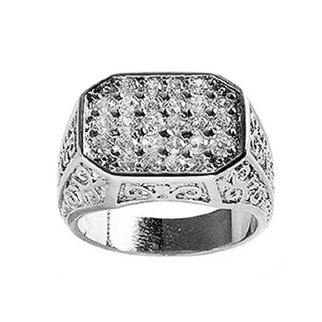 white aztec ring