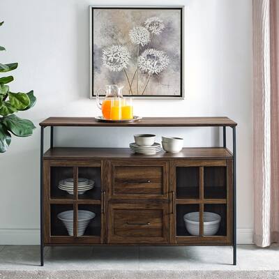 Buy Glass Doors Industrial Buffets Sideboards China Cabinets