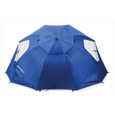 Sport-Brella Shade 8 ft. Tiltable Blue Sport Umbrella