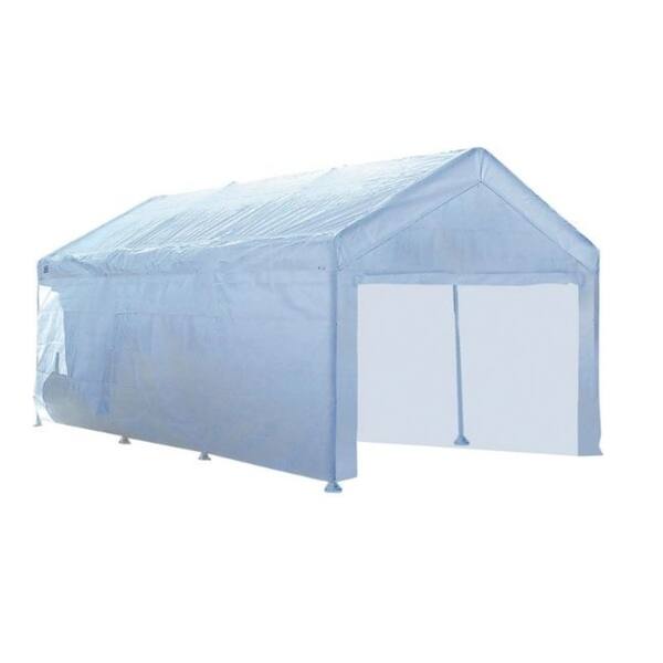 Shop Quik Shade Moto Shade Polyethylene Carport Canopy Wall Panels