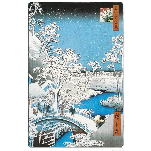 Hiroshige The Drum Bridge