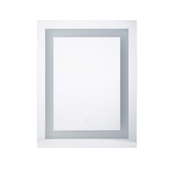 Shop Black Friday Deals On Co Z Dimmable Wall Mounted Led Bathroom Mirror With Touch Dimmer On Sale Overstock 28794497