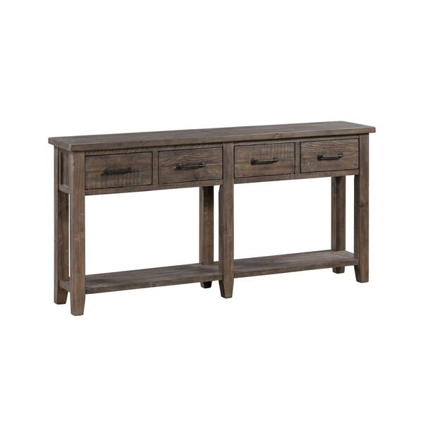 Pembroke Plantation Recycled Pine Wood Console Table Bed Bath