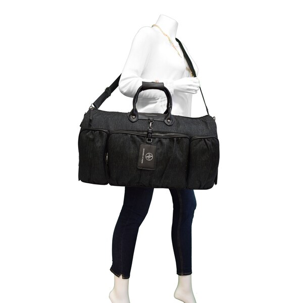 adrienne vittadini duffle bag size