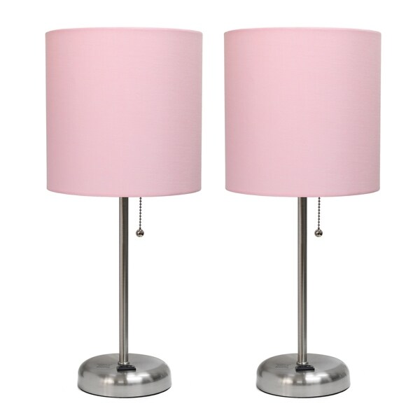 small blush lamp shade