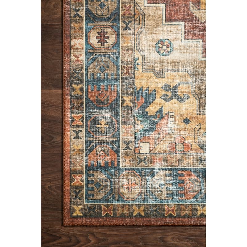 Alexander Home Leanne Transitional Aztec Vintage Printed Area Rug