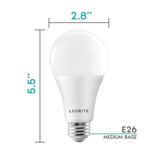 Shop Luxrite A21 Led Bulbs 150 Watt Equivalent 2550 Lumens
